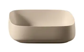 Раковина Art Ceram COGNAC QUADRO 55 COL008.41;00 marrone matera opaco