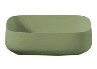 Раковина Art Ceram COGNAC QUADRO 56 COL009.44;00 verde salvia opaco