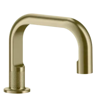 Излив Gessi INCISO 58091#727 цвет-браш.латунь PVD
