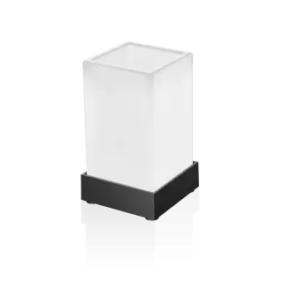 Стакан Decor Walther CORNER CO SMG 0562560 белое матовое стекло/черный матовый