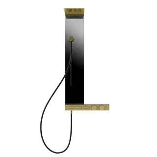 Душевая панель Gessi HI-FI COLUMN 63041#727 цвет-браш.латунь PVD