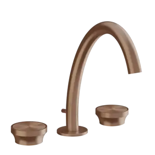 Смеситель для раковины Gessi ORIGINI 66013#708 браш.Медный PVD