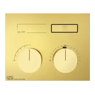 Термостат Gessi HI-FI 63002#246 золото PVD
