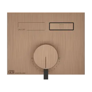 Смеситель для душа Gessi HI-FI MIXER 63061#708 браш.Медный PVD