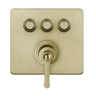 Смеситель для душа Gessi HI-FI ECLECTIC 65244#727 цвет-браш.латунь PVD