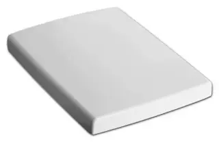 Крышка-сиденье для компакта напольного (5647 10) с системой зарытия soft closing, star white / крепление - нержавеющая сталь