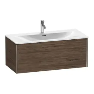 База под раковину Duravit XViu XV40350B121 Walnut Dark-21/рама champagne матовый-B1