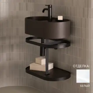 Консоль для ванной комнаты Cielo LES PETITES LPPIO46 белый