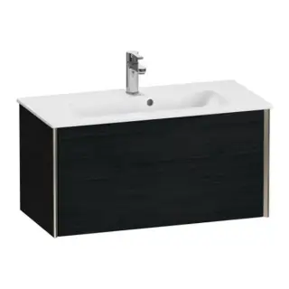 База под раковину Duravit XViu XV40790B116 Black Oak-16/рама champagne матовый-B1