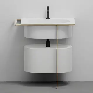 Консоль для ванной комнаты Cielo KYROS KYST.BZ BRUSHED BRONZE