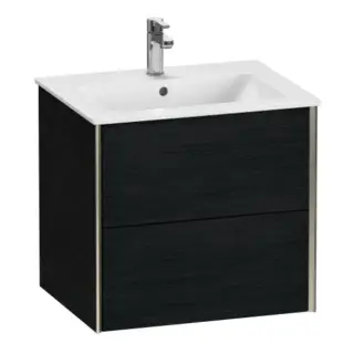 База под раковину Duravit XViu XV41250B116 Black Oak-16/рама champagne матовый-B1