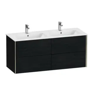 База под раковину Duravit XViu XV41290B116 Black Oak-16/рама champagne матовый-B1