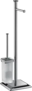 Ершик туалетный Colombo Design Portofino B3218 хром/белый