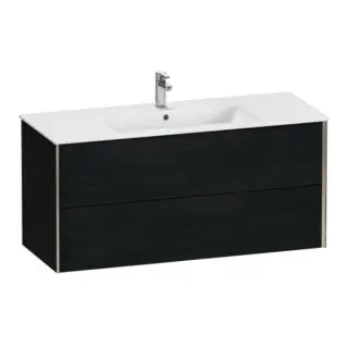 База под раковину Duravit XViu XV41280B116 Black Oak-16/рама champagne матовый-B1