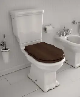 Сиденье для унитаза noce massello/oro invecchiato