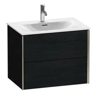 База под раковину Duravit XViu XV41330B116 Black Oak-16/рама champagne матовый-B1