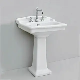 Пьедестал белый блестящий