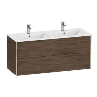 База под раковину Duravit XViu XV41290B121 Walnut Dark-21/рама champagne матовый-B1