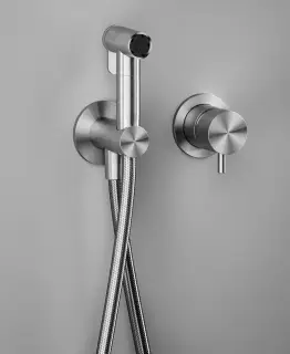 Гигиенический душ Quadrodesign ID023.00.AS цвет-BRUSHED STEEL