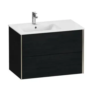 База под раковину Duravit XViu XV41590B116 Black Oak-16/рама champagne матовый-B1
