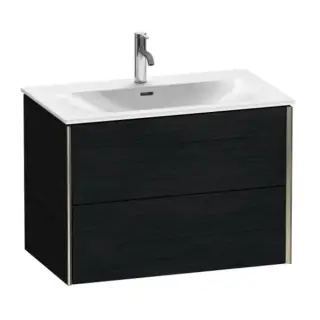 База под раковину Duravit XViu XV41340B116 Black Oak-16/рама champagne матовый-B1