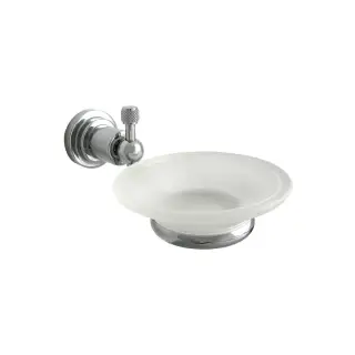 Мыльница Nicolazzi ARENA 1487NL44 никель/белый