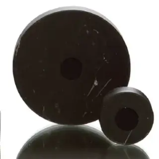 Крючок Bertocci CARRARINO 124.4411.0800 мрамор Marquina/матовый черный