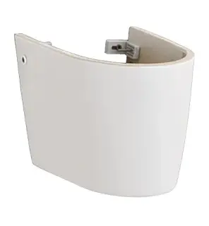 Полупьедестал 32*50 см белый блестящий