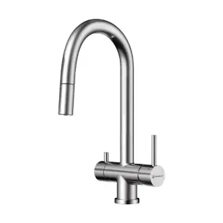 Смеситель для кухни Omoikiri Akita-S 4994302 нержавеющая сталь