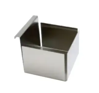 Лоток (для ящика h53), 21*21*h19.1, сталь глянцевая