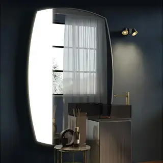 Зеркало для ванной Artelinea Riflessi TRIL180sx+MUS bronzo