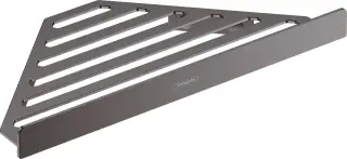 Полка-решетка HANSGROHE AddStoris 41741340 шлифованный черный хром