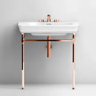 Консоль для ванной комнаты Art Ceram CIVITAS CIA001.77 розовое золото