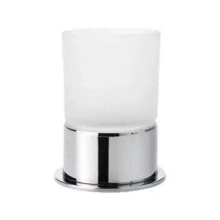 Стакан Bemeta OMEGA 138110061 хром/белый