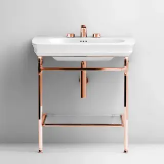 Консоль для ванной комнаты Art Ceram CIVITAS CIA003.77 розовое золото