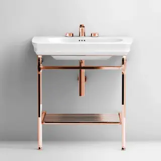 Консоль для ванной комнаты Art Ceram CIVITAS CIA002.77 розовое золото