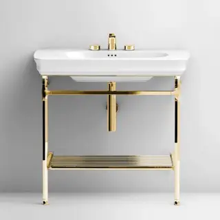 Консоль для ванной комнаты Art Ceram CIVITAS CIA005.73 золото антик