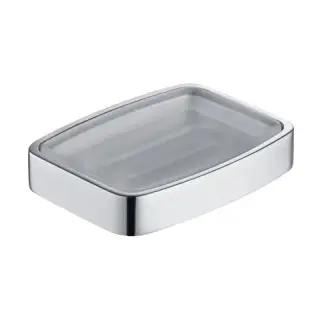 Мыльница Keuco Elegance new 11655019001 хром / хрусталь матовый