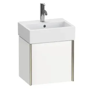 База под раковину Duravit XViu XV4231LB118 белый матовый-18/рама champagne матовый-B1