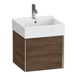 База под раковину Duravit XViu XV42330B121 Walnut Dark-21/рама champagne матовый-B1