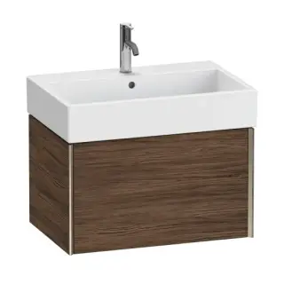 База под раковину Duravit XViu XV42350B121 Walnut Dark-21/рама champagne матовый-B1