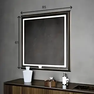 Зеркало для ванной Arbi CHANCE S856 rodio