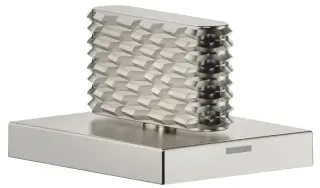 Вентиль боковой запирание влево горячий 60x47 мм платина матовая