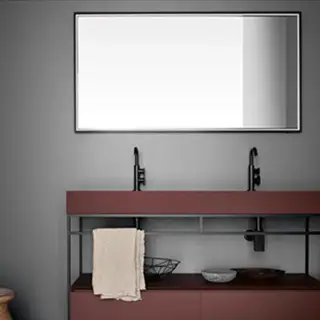 Зеркало для ванной Arbi HIDE S597 inox