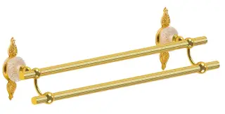 Держатель для полотенец Cristal&Bronze CYGNE FLAMANT C46-D1-509 золото