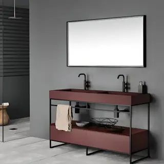 Зеркало для ванной Arbi HIDE S890 nero