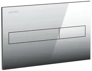 Панель смыва 25*16h матовый хром