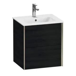 База под раковину Duravit XViu XV43150B116 Black Oak-16/рама champagne матовый-B1