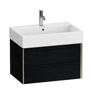 База под раковину Duravit XViu XV43350B116 Black Oak-16/рама champagne матовый-B1