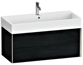 База под раковину Duravit XViu XV43370B116 Black Oak-16/рама champagne матовый-B1
